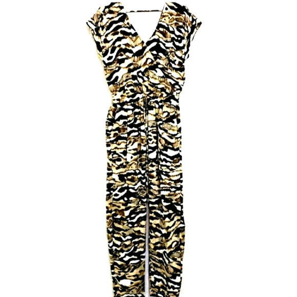 Jennifer Lopez Pants - NWOTJennifer Lopez Camo/Zebra Autumn Rose Jumpsuit